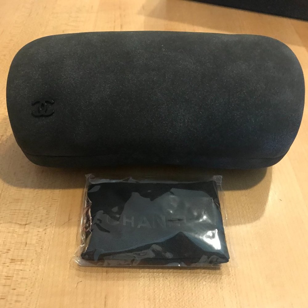 Chanel Suede Eyeglass/Sunglass Case